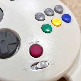Official Sega Saturn 3D Control Pad HSS-0137 Grey Multi Controller Tested OEM