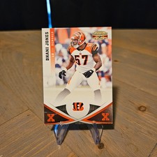 2011 Dhani Jones Panini Gridiron Gear X #D/250 Card Cincinnati Bengals