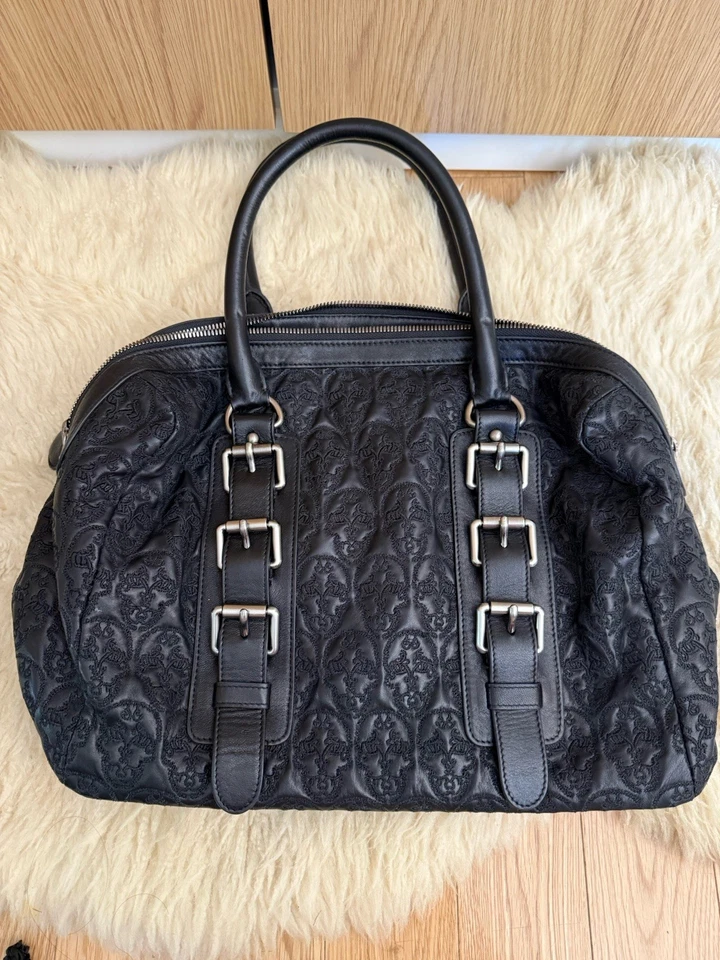 Auténtico T H O M A S W Y L D E - RARO - Cartera con asa superior con calavera de henna bordada Foto 2 de 4