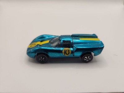 1968 Vintage Hot Wheels Redline: Lola GT70:  Aqua: US - Nice Looking