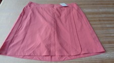 Croft and Barrow Skort Size Medium - Coral -New Tags -pockets elastic waist 36.