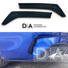 FOR BMW 3 SERIES G20 G28 PRE LCI REAR SPAT EXTENSIONS M SPORT BUMPER GLOSS BLACK