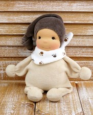 Bambola prima infanzia Waldorf bambola coccole baby doll prima bambola nascita battesimo