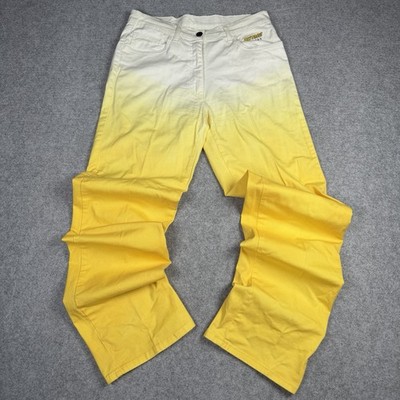 Vintage Y2K Iceberg History Jeans Mens 30x33.5 Speedy Gonzales Yellow Italy