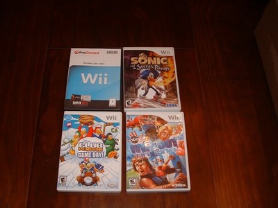 Nintendo Wii Game Lot Bundle Lot of 4 Kids/Family Video Games Tested CIB VG  5B