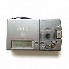 SONY MZ-B3 Portable MiniDisc MD Recorder Tested Working Speaker Built-in
