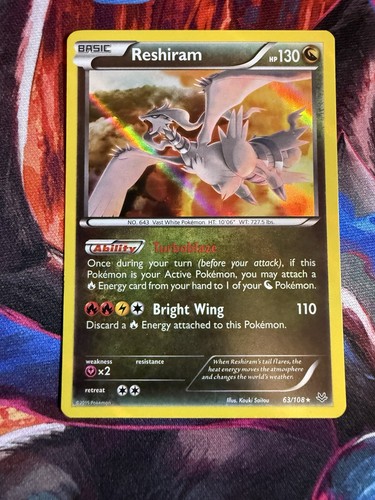 Reshiram 63/108 Roaring Skies Holo