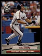 1992 Fleer Ultra Jim Thome #54 Cleveland Indians