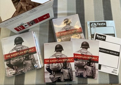 BJU Press 8th grade THE AMERICAN REPUBLIC Complete Subject Kit 4th ed HISTORY+CD