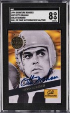 1994 SIGNATURE ROOKIES #H0F9 OTTO GRAHAM SGC 8