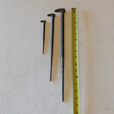 3 pc. Snap On Rolling Head / Lady Foot Prybar Set 1650 1250 650 (16", 12", 6")