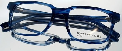 Originale JONES NEW YORK MEN'S J524 Eyeglasses NAVY New Plastic 51-18-140