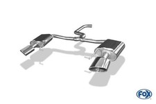 FOX Endschalldämpfer je 1x160x90 für Seat Leon 5F ST Cupra mit Rieger Stoßstange