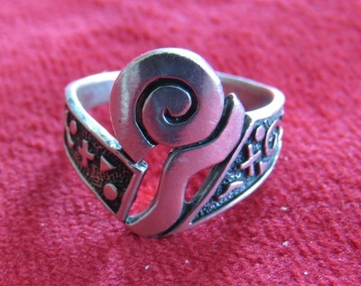 Damenring-925er Sterling Silber - mit keltischem Spiraldesign 2,8 Gramm