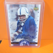2005 Upper Deck Legends John Mackey Legendary Signatures Auto RP1591