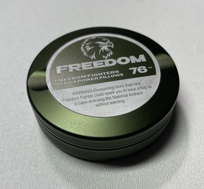Upper Decky Syn Tin Nic Pouches Container Can Storage Aluminum Green Freedom