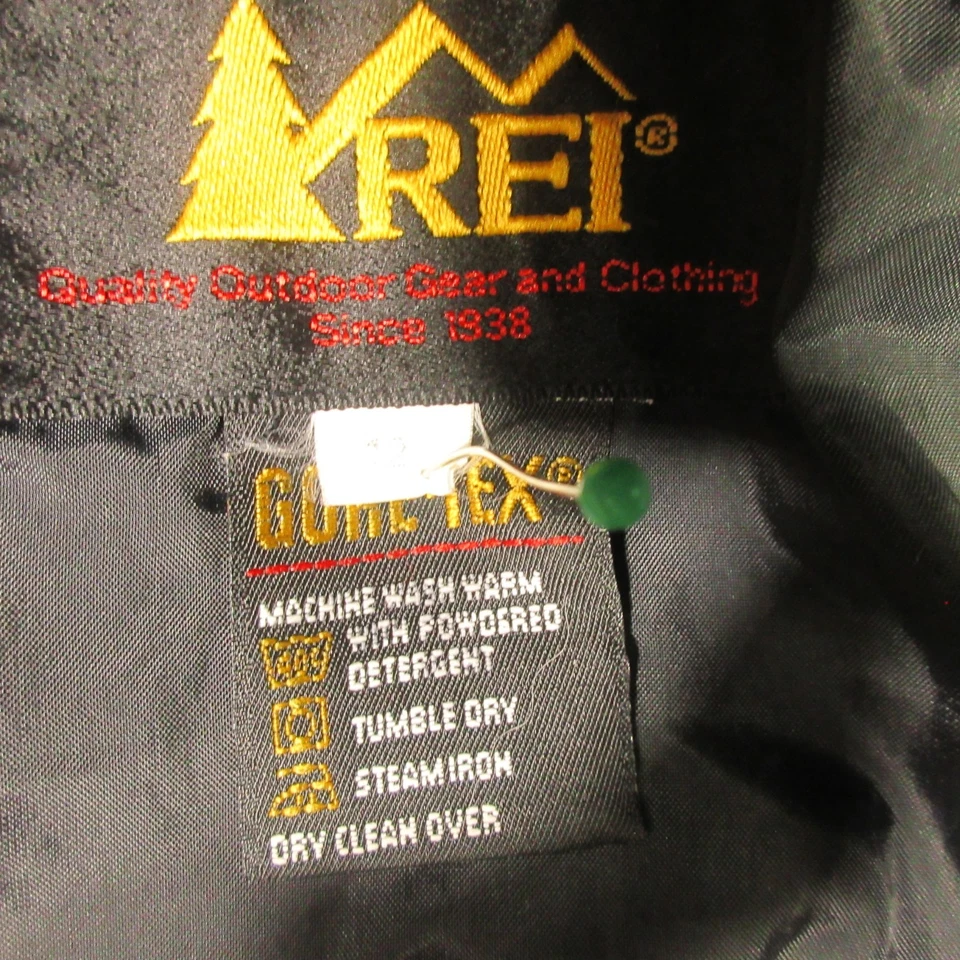 Chaqueta de Lluvia De Colección REI Gore Tex Mujer 12 XL Púrpura Forrada Costura Sellada Capucha Oculta EE. UU. Foto 4 de 4