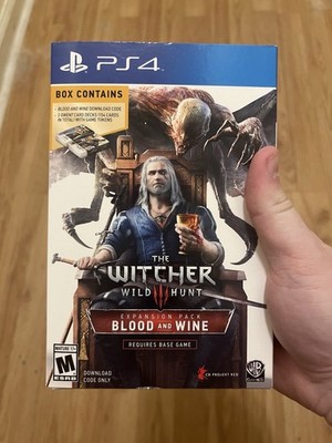 The Witcher 3 III Blood and Wine Expansion/Gwent card decks - Sony PlayStation 4