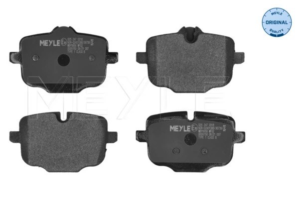 Plaquettes de frein à disque Meyle réduction de bruit pour étrier OE 2 284 389