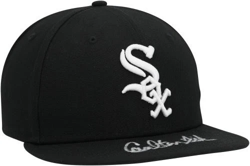 Gorra Carlton Fisk Chicago White Sox autografiada New Era Foto 3 de 4