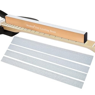 Guitar Fret Leveling Beam, 16 Inch Fret Leveler Sanding Beam, Professional Gold
