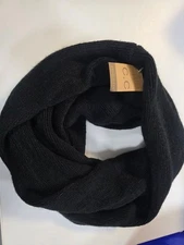 Women's C.C Exclusives Black Knit Infinity Scarf One Size