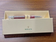 Authentic Rolex Ruby Red Ballpoint Pen – VIP Dealer Exclusive Gift Full Box Set