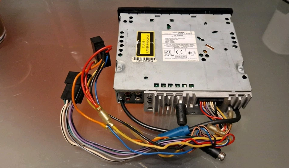 ALPINE CDE-113BT 1-din autoradio CD Player AUX USB BLUETOOH CALL EINWANDFREI - Bild 3 von 4