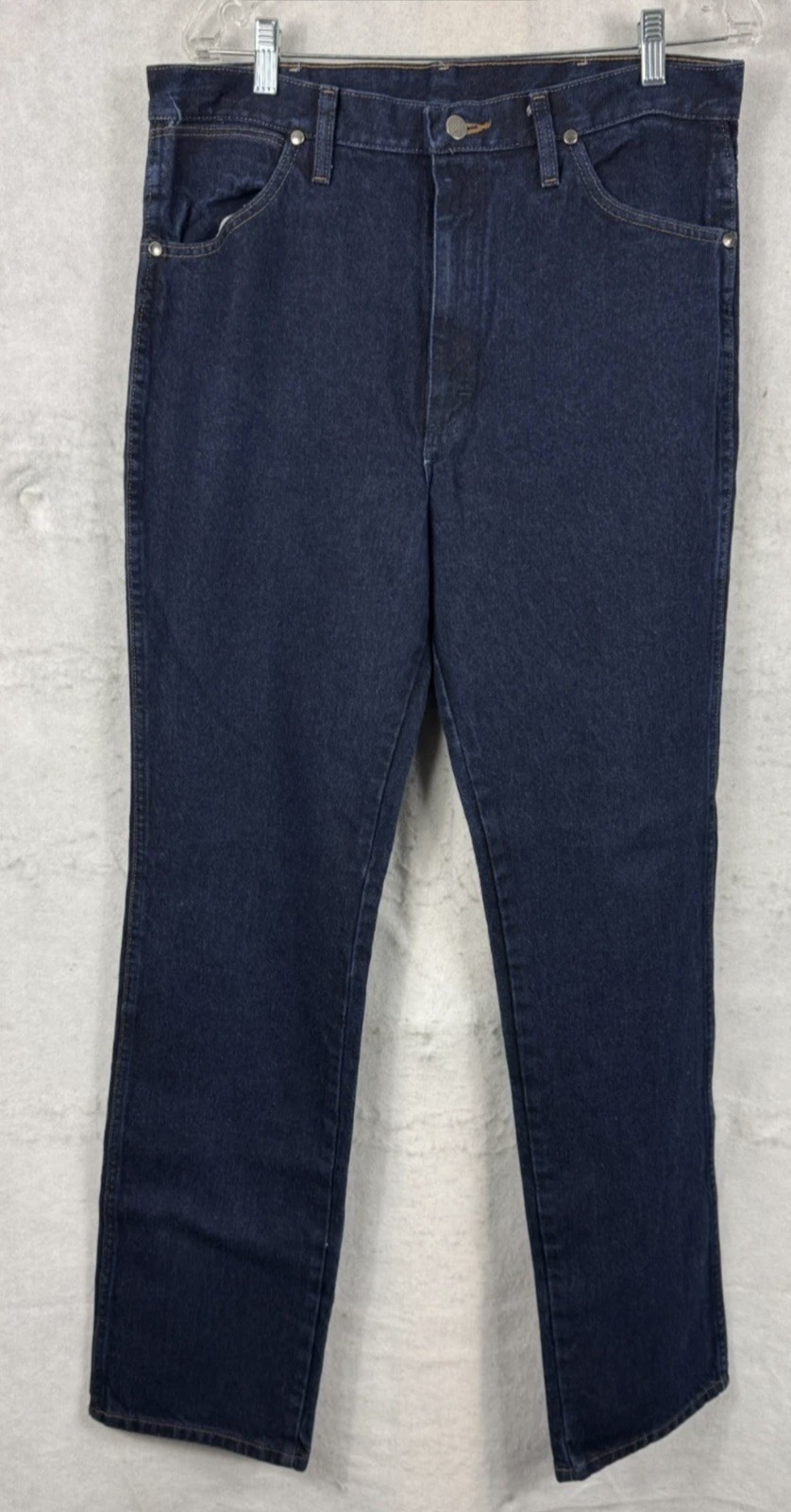 Wrangler Jean Men 933SEDD Straight Leg Silver Edition Blue Denim 34x34 (34x32.5)