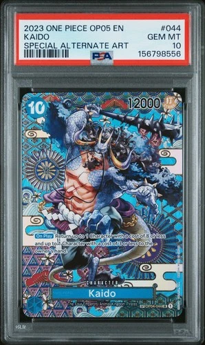 PSA 10 KAIDO OP04-044 SP ALT ART AWAKENING OF THE NEW ERA OP05 ONE PIECE ENGLISH