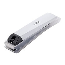 Kai nail clipper type001 L white curved blade made in Japan KE0124