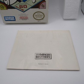 Monopoly (Nintendo NES, 1991) Complete in Box CIB w/ Manual and Original Box