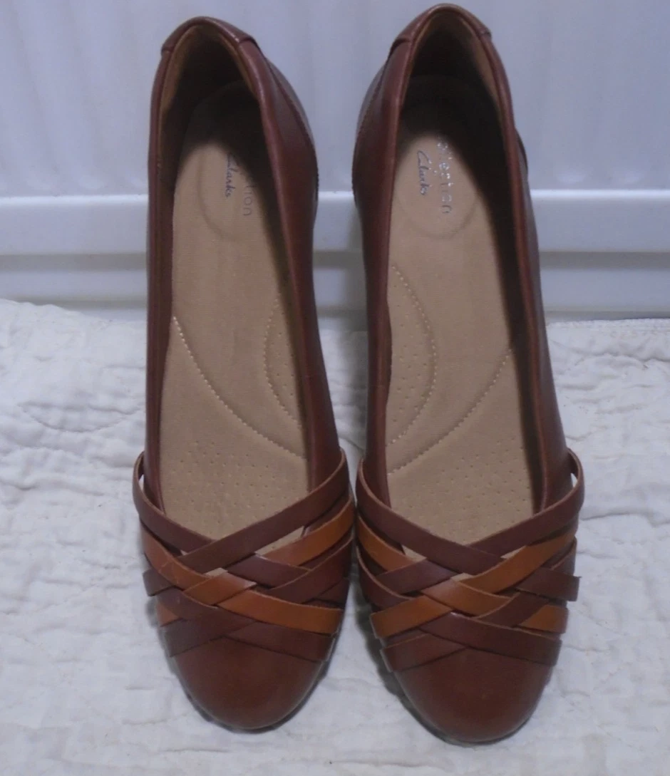 Scarpe donna Sara Clover nuove senza etichette collezione By Clarks scarpe slip on taglia:9 marrone