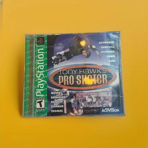 OG THPS TONY HAWK PRO SKATER 1 PS1 DISC PLAYSTATION 1 W BOOKLET TESTED RARE CIB