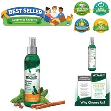 Natural Mosquito Repellent Spray for Dogs and Cats   Plant-Based Protection w...