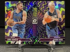 2024-25 Panini Donruss Optic - Optical Illusions Jason Kidd, Luka Dončić #1
