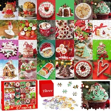 1008-Piece Christmas Cookie Jigsaw Puzzles for All Ages - Perfect Holiday Gift