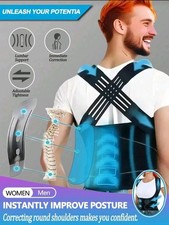 Posture Corrector For Women And Men - Adjustable Back Brace Shoulder Support