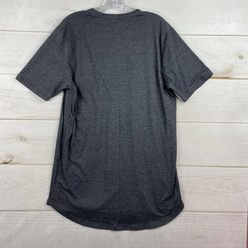 Killion Mens T Shirt Sz M Gray Short Sleeve Crew Neck Classic Minimalist Cotton - Image 4 of 4