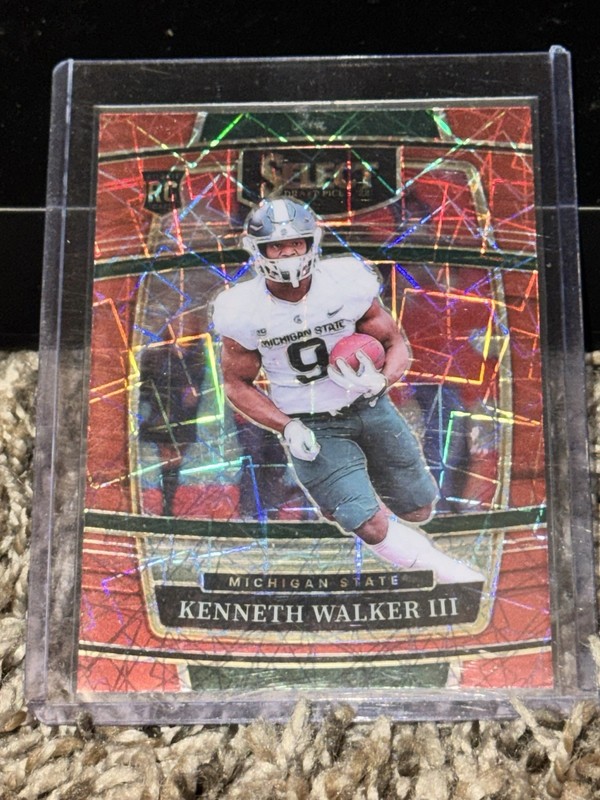 2022 Panini Select Concourse Kenneth Walker III #15 Red Lazer Super Bowl MVP 🏆