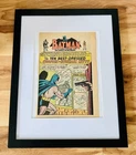 Batman DC Comics 1967 Silver Age Original Art Work  Vintage Rare Framed
