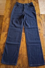 Vintage 70s Womens LEVIS JEANS Orange Tag HIGH WAIST Indigo STRETCH Size 27 /33