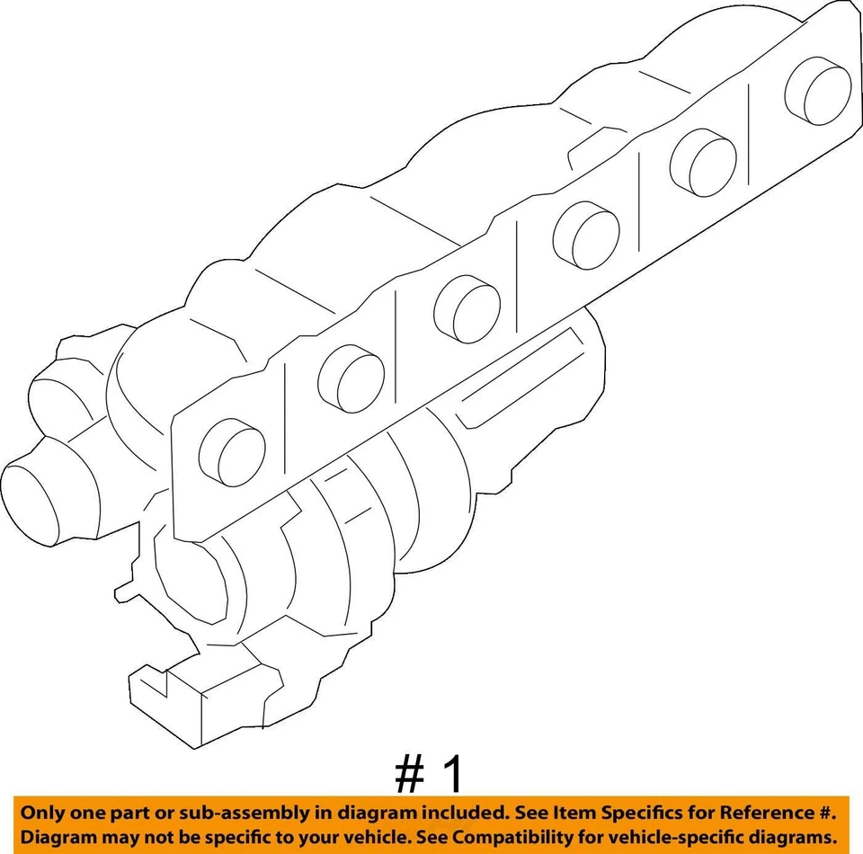 2011-2012 BMW X3 Turbo 11657583909 35iX  w/Exhaust Manifold Factory OEM Foto 4 de 4