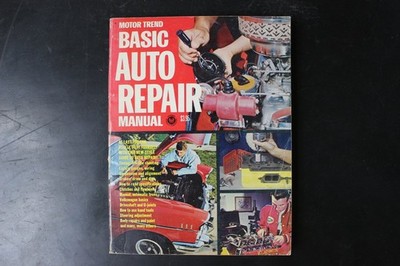 Motor Trend Basic Auto Repair Manual Book Vintage Petersen Publishing Guide