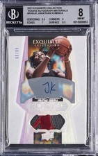 2021 EXQUISITE COLL RC AUTO MATERIALS #RARJK JONATHAN KUMINGA BGS 8