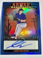 2026 Leaf Metal Baseball LUKE HOLMAN Cincinnati Reds Autograph Auto 5/5
