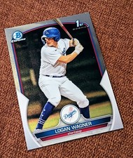 2023 Bowman Chrome Logan Wagner Bowman 1st BCP-36 - Los Angeles Dodgers