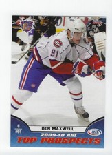 2009-10 AHL Top Prospects #13 Ben Maxwell (SCL Tigers)