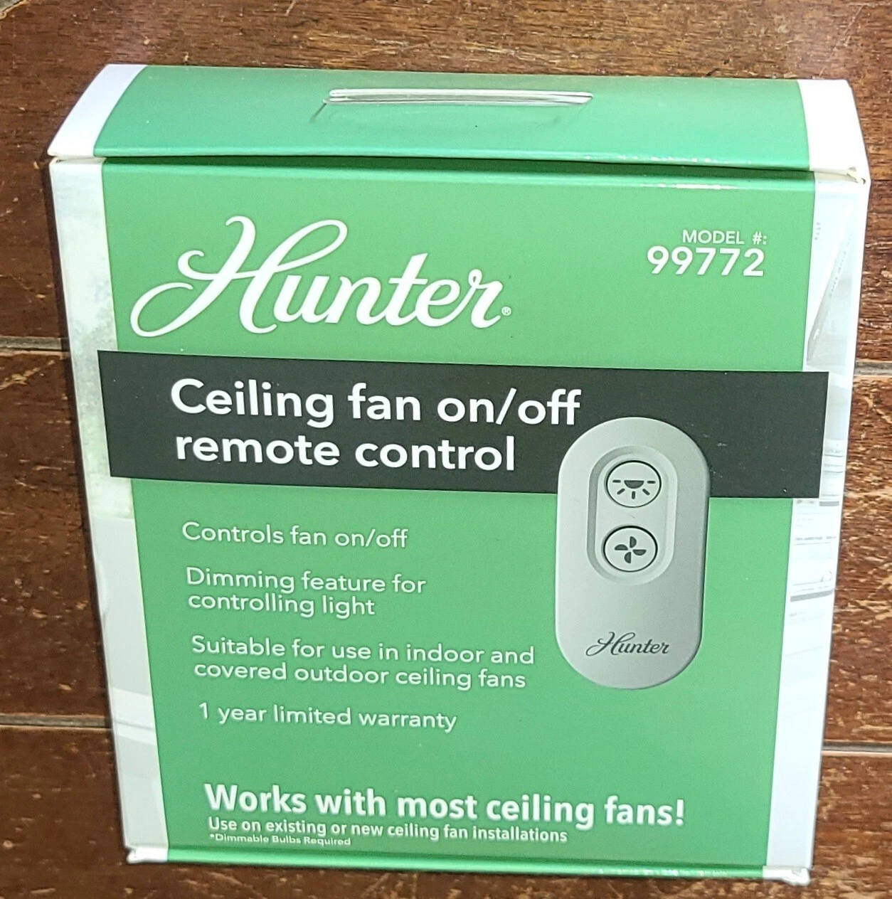 Hunter Handheld Remote with Receiver 99772 - Thumbnail 5