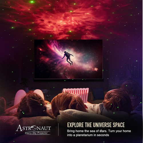 Night Light Projector - Cool Stuff Tiktok Trend Items, Galaxy Star Astronaut Spa - Picture 6 of 12